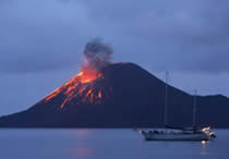 mount krakatau volcanoes