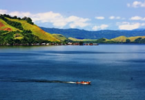 sentani lake papua island